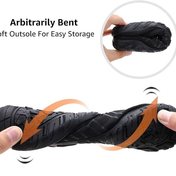 Water Shoes Men Women Quick Dry Mesh Rubber Sole for Beach Pool Surfing - Picture 4 of 7